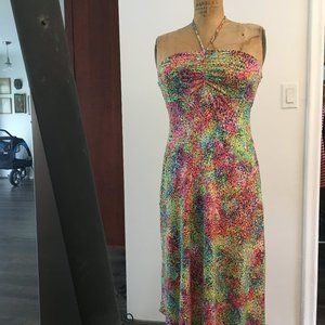 Asymmtrical Multi-colored Sundress